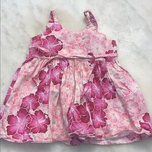 Floral Pink Kids Dress